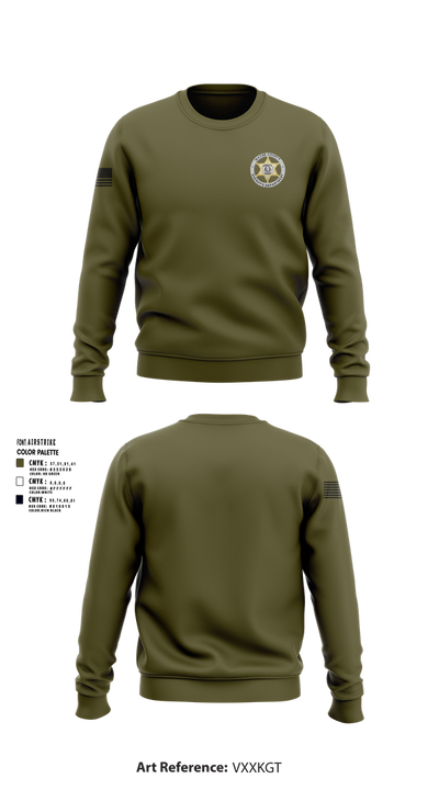 Wayne County Sheriff’s Department 73359444 Crew Neck Sweatshirt - 2