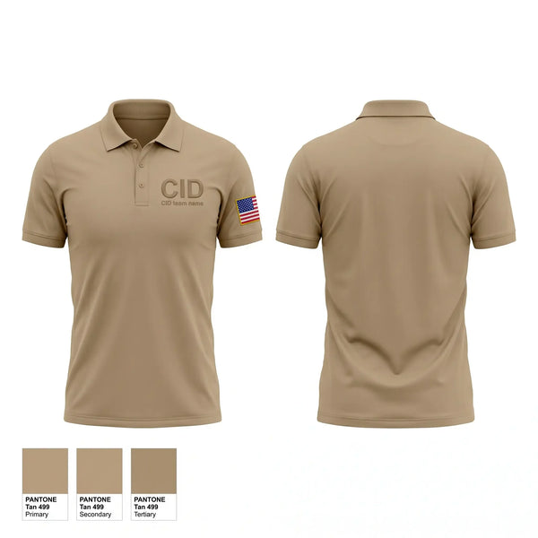 Short Sleeve Performance Polo, CID, Police, Teamtime, Team time, sublimation, custom sports apparel, team uniforms, spirit wear, spiritwear, sports uniforms, custom shirts, team store, custom team store, fundraiser sports, apparel fundraiser