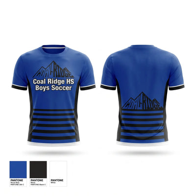Coal Ridge HS Boys Soccer Short Sleeve Performance Shirt - 1
