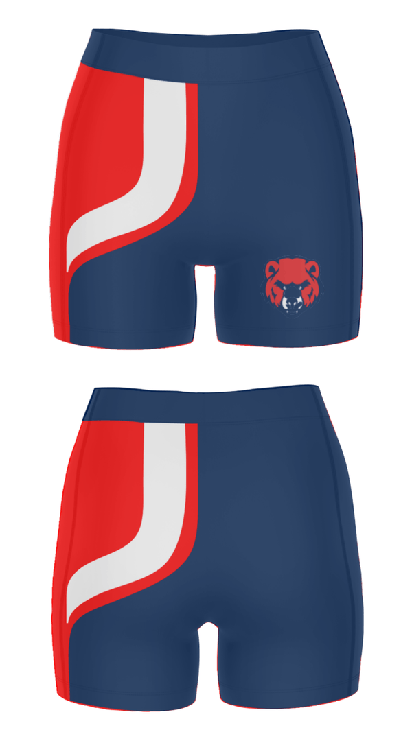 Women's Compression Shorts, High Point Academy Basketball, Women's Basketball, Teamtime, Team time, sublimation, custom sports apparel, team uniforms, spirit wear, spiritwear, sports uniforms, custom shirts, team store, custom team store, fundraiser sports, apparel fundraiser