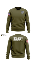 Prince George's County Police Robbery Unit 54388411 Crew Neck Sweatshirt - 21
