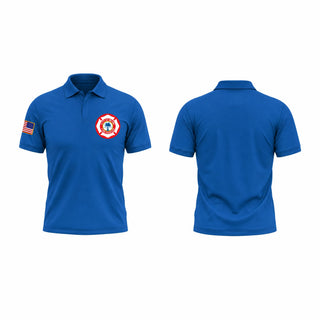 Short Sleeve Performance Polo, Miami Fire Rescue, Fire Department, Teamtime, Team time, sublimation, custom sports apparel, team uniforms, spirit wear, spiritwear, sports uniforms, custom shirts, team store, custom team store, fundraiser sports, apparel fundraiser