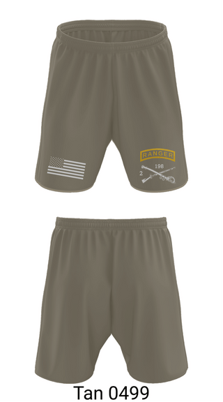Athletic Shorts With Pockets, HHC, 2-198th AR, Army, Teamtime, Team time, sublimation, custom sports apparel, team uniforms, spirit wear, spiritwear, sports uniforms, custom shirts, team store, custom team store, fundraiser sports, apparel fundraiser