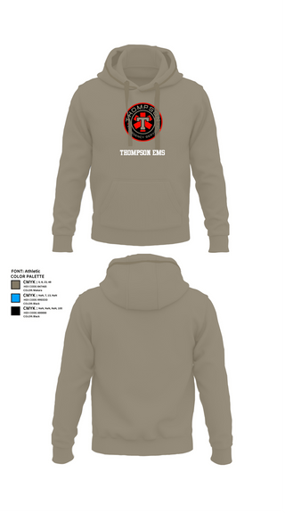 Hoodie, Thompson EMS, , Teamtime, Team time, sublimation, custom sports apparel, team uniforms, spirit wear, spiritwear, sports uniforms, custom shirts, team store, custom team store, fundraiser sports, apparel fundraiser
