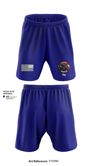Athletic Shorts With Pockets, Goon 50, Fire Department, Teamtime, Team time, sublimation, custom sports apparel, team uniforms, spirit wear, spiritwear, sports uniforms, custom shirts, team store, custom team store, fundraiser sports, apparel fundraiser