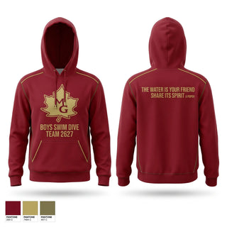 Hoodie, Maple Grove Swim and Dive Team, Swimming, Teamtime, Team time, sublimation, custom sports apparel, team uniforms, spirit wear, spiritwear, sports uniforms, custom shirts, team store, custom team store, fundraiser sports, apparel fundraiser