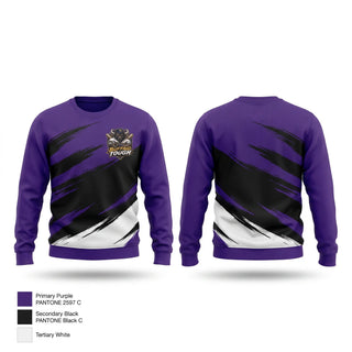 Crew Neck Sweatshirt, Arkansas Baptist College Buffaloes Baseball, Baseball, Teamtime, Team time, sublimation, custom sports apparel, team uniforms, spirit wear, spiritwear, sports uniforms, custom shirts, team store, custom team store, fundraiser sports, apparel fundraiser