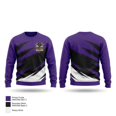 Arkansas Baptist College Buffaloes Baseball Crew Neck Sweatshirt - 1