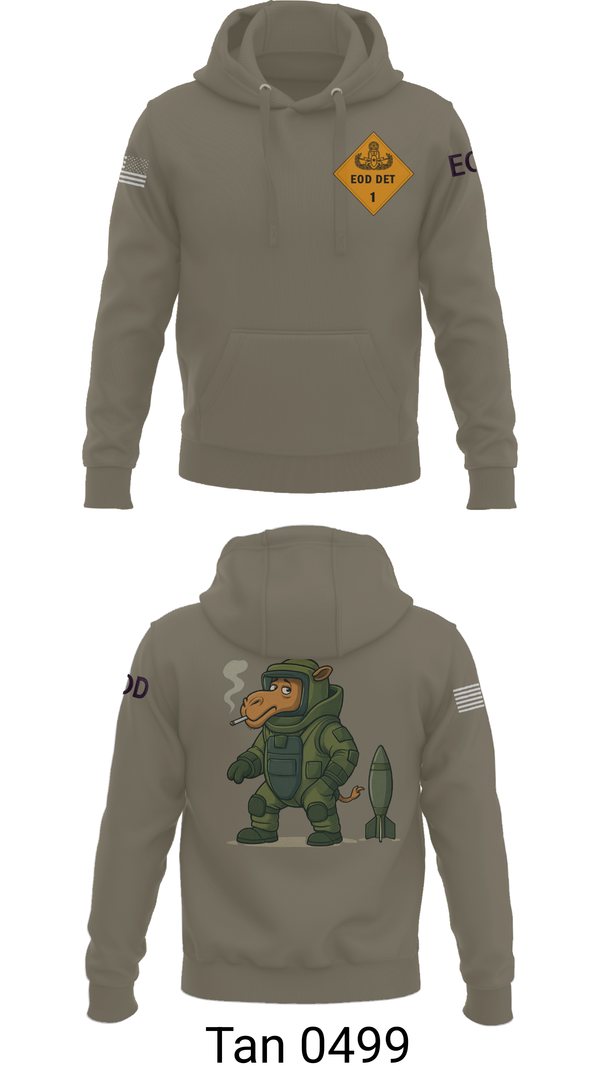 Hoodie, 1st EOD DET, , Teamtime, Team time, sublimation, custom sports apparel, team uniforms, spirit wear, spiritwear, sports uniforms, custom shirts, team store, custom team store, fundraiser sports, apparel fundraiser