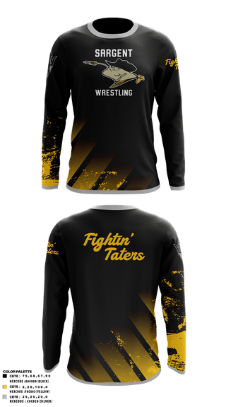 Long Sleeve Performance Shirt, Sargent Farmers, Wrestling, Teamtime, Team time, sublimation, custom sports apparel, team uniforms, spirit wear, spiritwear, sports uniforms, custom shirts, team store, custom team store, fundraiser sports, apparel fundraiser