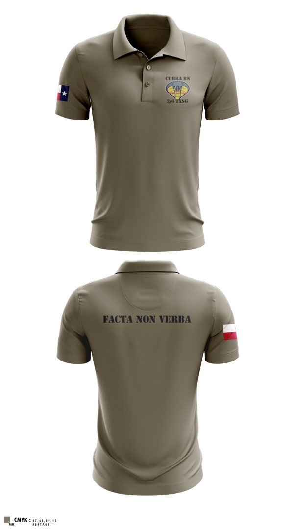 Short Sleeve Performance Polo, 3BN/6BDE Cobras, Army, Teamtime, Team time, sublimation, custom sports apparel, team uniforms, spirit wear, spiritwear, sports uniforms, custom shirts, team store, custom team store, fundraiser sports, apparel fundraiser
