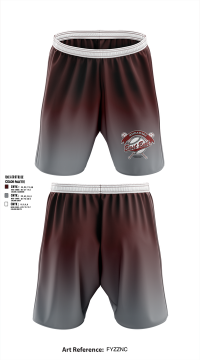 East End Mishawaka Baseball Softball Association 26327685 Athletic Shorts With Pockets - 5