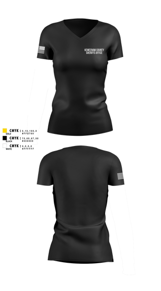 Womens Short Sleeve Vneck Shirt, KEWEENAW COUNTY SHERIFFS OFFICE, Police, Teamtime, Team time, sublimation, custom sports apparel, team uniforms, spirit wear, spiritwear, sports uniforms, custom shirts, team store, custom team store, fundraiser sports, apparel fundraiser