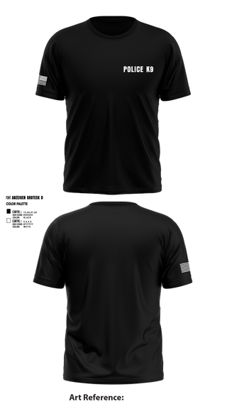 Short Sleeve Performance Shirt, POLICE K9, , Teamtime, Team time, sublimation, custom sports apparel, team uniforms, spirit wear, spiritwear, sports uniforms, custom shirts, team store, custom team store, fundraiser sports, apparel fundraiser