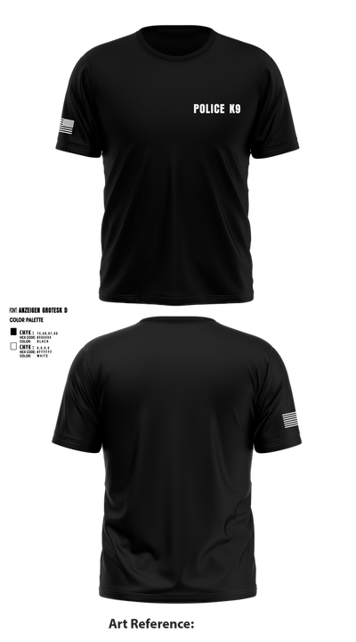 POLICE K9 14845972 Short Sleeve Performance Shirt - 3