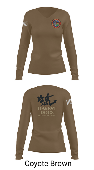 Sussex County Paramedics 80974460 Women's Long Sleeve V-neck Shirt - 17
