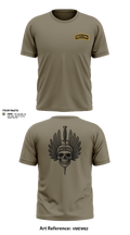 HHC 1/109th INF Recon Platoon Old School Cotton Feel Shirt - 2