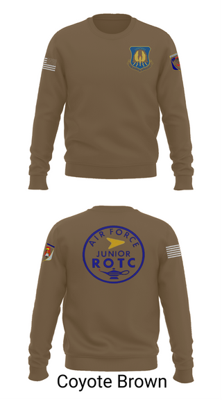 Crew Neck Sweatshirt, 61st Eagle Squadron, Air Force, Teamtime, Team time, sublimation, custom sports apparel, team uniforms, spirit wear, spiritwear, sports uniforms, custom shirts, team store, custom team store, fundraiser sports, apparel fundraiser