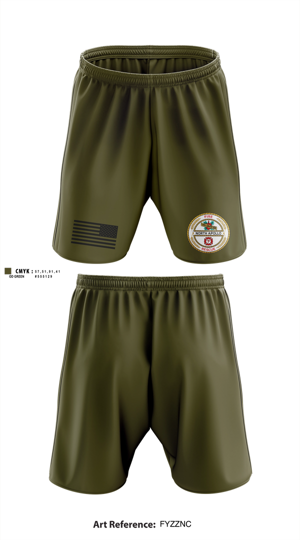 Athletic Shorts With Pockets, North Apollo VFD, Fire Department, Teamtime, Team time, sublimation, custom sports apparel, team uniforms, spirit wear, spiritwear, sports uniforms, custom shirts, team store, custom team store, fundraiser sports, apparel fundraiser