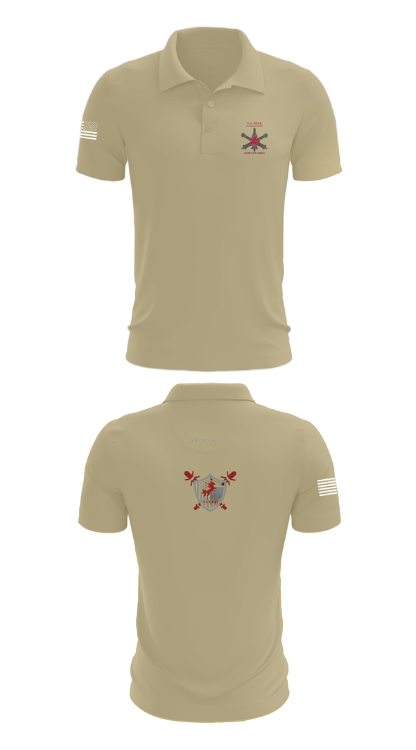 Short Sleeve Performance Polo, 5-4 ADAR, Army, Teamtime, Team time, sublimation, custom sports apparel, team uniforms, spirit wear, spiritwear, sports uniforms, custom shirts, team store, custom team store, fundraiser sports, apparel fundraiser