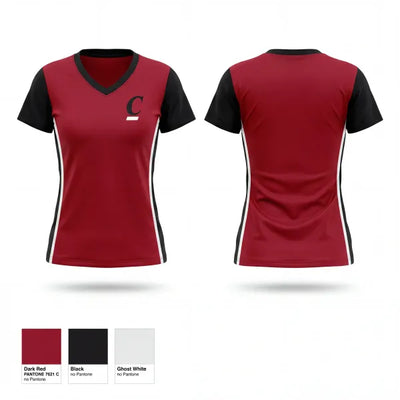 Chargers 4462621 Women's Short Sleeve V-neck Shirt - 1