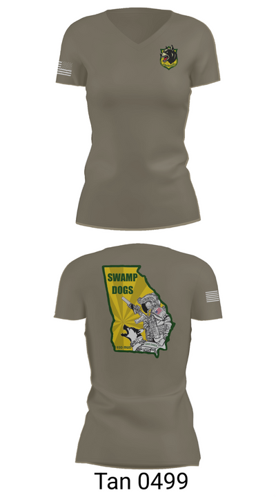 93D MP DET (MWD) 45021332 Women's Short Sleeve V-neck Shirt - 68
