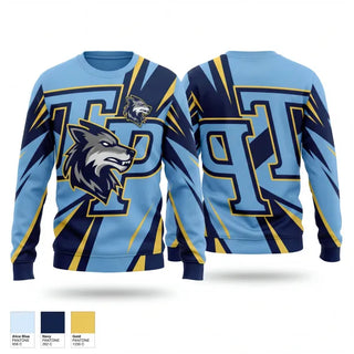 Crew Neck Sweatshirt, The Pack, Baseball, Teamtime, Team time, sublimation, custom sports apparel, team uniforms, spirit wear, spiritwear, sports uniforms, custom shirts, team store, custom team store, fundraiser sports, apparel fundraiser
