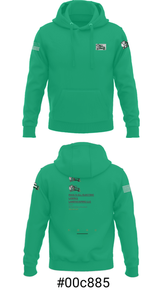 Hoodie, PAUL’S ALL ELECTRIC LAWN & LANDSCAPING, , Teamtime, Team time, sublimation, custom sports apparel, team uniforms, spirit wear, spiritwear, sports uniforms, custom shirts, team store, custom team store, fundraiser sports, apparel fundraiser