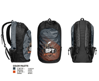 Gear Bag, BPT Wrestling, Wrestling, Teamtime, Team time, sublimation, custom sports apparel, team uniforms, spirit wear, spiritwear, sports uniforms, custom shirts, team store, custom team store, fundraiser sports, apparel fundraiser