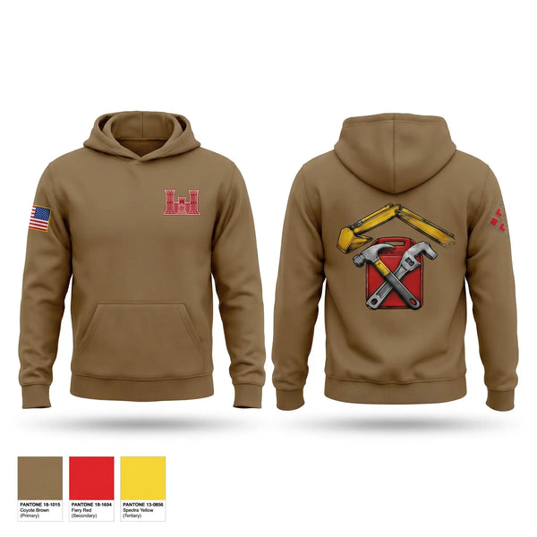 Hoodie, 336th EN CO (EVCC)336th EN CO (EVCC), Army, Teamtime, Team time, sublimation, custom sports apparel, team uniforms, spirit wear, spiritwear, sports uniforms, custom shirts, team store, custom team store, fundraiser sports, apparel fundraiser