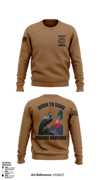 Crew Neck Sweatshirt, NIOC Pacific Officers Association, , Teamtime, Team time, sublimation, custom sports apparel, team uniforms, spirit wear, spiritwear, sports uniforms, custom shirts, team store, custom team store, fundraiser sports, apparel fundraiser