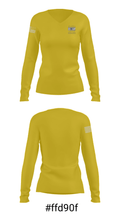 Certified Hustler 13208661 Women's Long Sleeve V-neck Shirt - 20