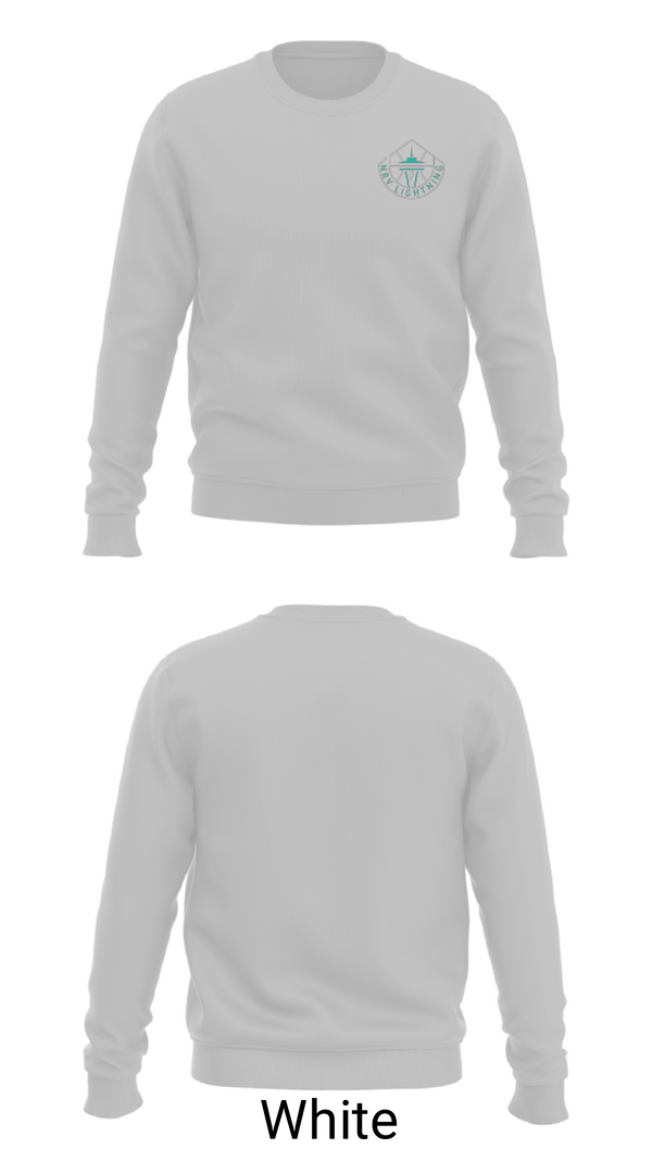 Crew Neck Sweatshirt, NRV Lady Lightning, Women's Basketball, Teamtime, Team time, sublimation, custom sports apparel, team uniforms, spirit wear, spiritwear, sports uniforms, custom shirts, team store, custom team store, fundraiser sports, apparel fundraiser
