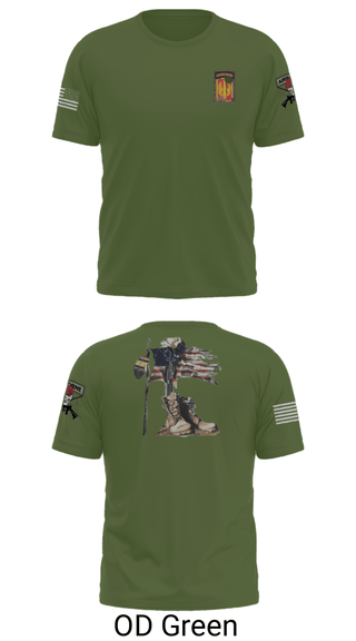 Short Sleeve Performance Shirt, 18th FA BDE Airborne, Army, Teamtime, Team time, sublimation, custom sports apparel, team uniforms, spirit wear, spiritwear, sports uniforms, custom shirts, team store, custom team store, fundraiser sports, apparel fundraiser