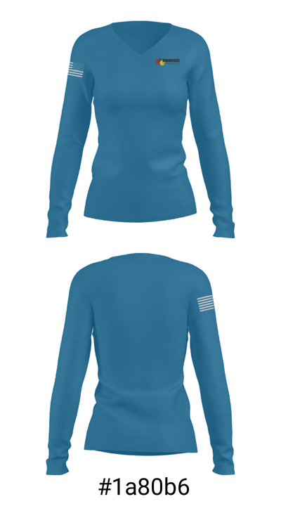 Brookeside Montessori School 31189323 Women's Long Sleeve V-neck Shirt - 20