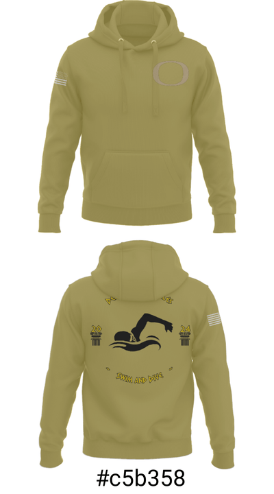 Delphi Community High School Swimming 22863035 Hoodie - 17