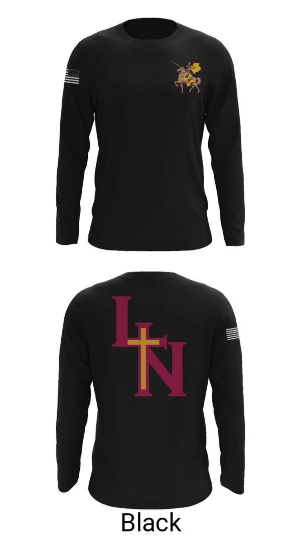 Long Sleeve Performance Shirt, Lutheran North High School Basketball, Women's Basketball, Teamtime, Team time, sublimation, custom sports apparel, team uniforms, spirit wear, spiritwear, sports uniforms, custom shirts, team store, custom team store, fundraiser sports, apparel fundraiser