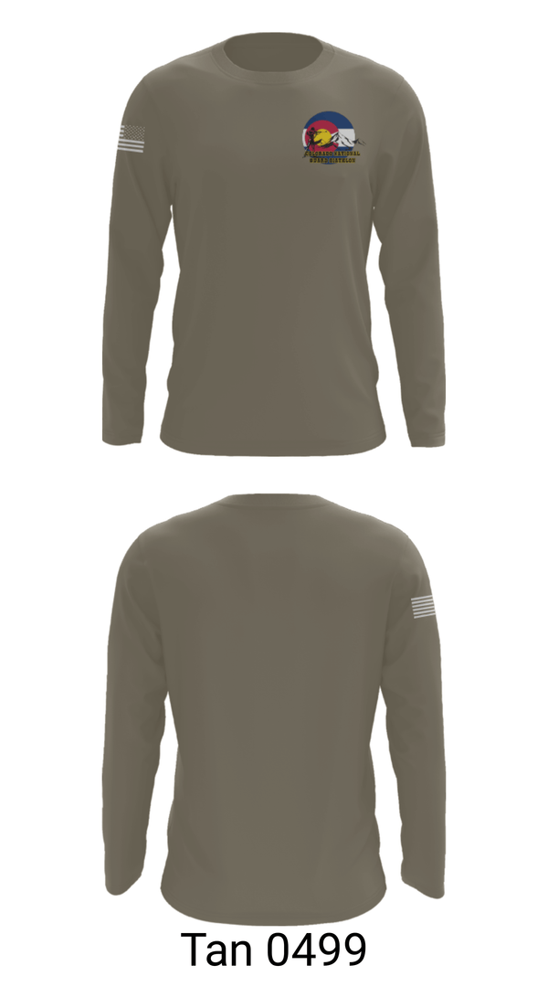 Long Sleeve Performance Shirt, Colorado National Guard Biathlon Team, National Guard, Teamtime, Team time, sublimation, custom sports apparel, team uniforms, spirit wear, spiritwear, sports uniforms, custom shirts, team store, custom team store, fundraiser sports, apparel fundraiser