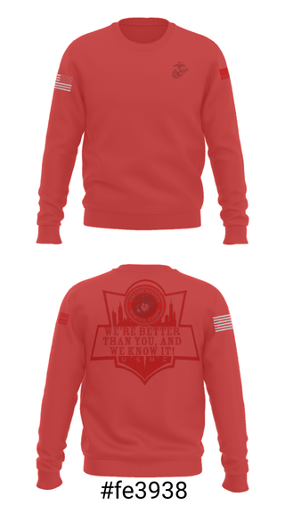 Crew Neck Sweatshirt, RSS EMPIRE STATE, Marines, Teamtime, Team time, sublimation, custom sports apparel, team uniforms, spirit wear, spiritwear, sports uniforms, custom shirts, team store, custom team store, fundraiser sports, apparel fundraiser