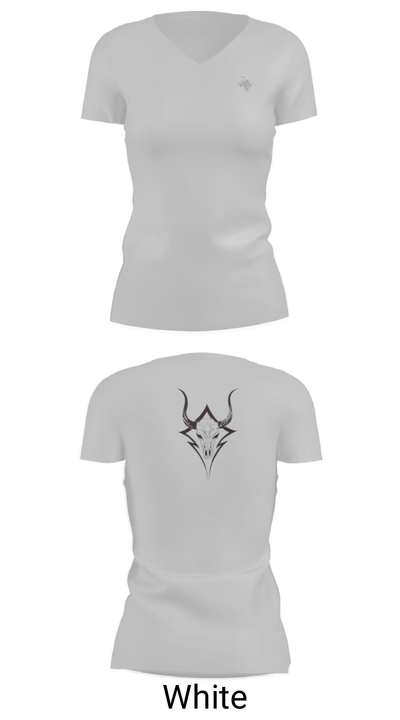 Border hoppers 2149138 Women's Short Sleeve V-neck Shirt - 7