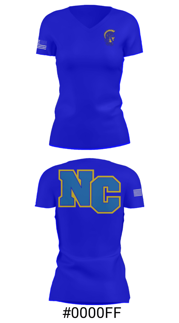 Women's Short Sleeve Vneck Shirt, North County Middle School Basketball, Women's Basketball, Teamtime, Team time, sublimation, custom sports apparel, team uniforms, spirit wear, spiritwear, sports uniforms, custom shirts, team store, custom team store, fundraiser sports, apparel fundraiser