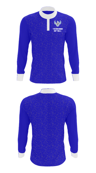 Quarter Zip Jacket, Thunderbird Softball, Softball, Teamtime, Team time, sublimation, custom sports apparel, team uniforms, spirit wear, spiritwear, sports uniforms, custom shirts, team store, custom team store, fundraiser sports, apparel fundraiser