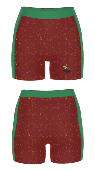 Women's Compression Shorts, Pleasant Grove Elementary School, Spirit Store, Teamtime, Team time, sublimation, custom sports apparel, team uniforms, spirit wear, spiritwear, sports uniforms, custom shirts, team store, custom team store, fundraiser sports, apparel fundraiser