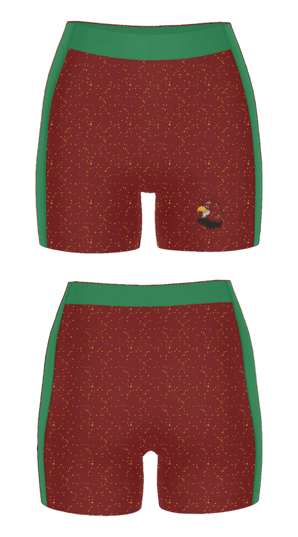 Women's Compression Shorts, Pleasant Grove Elementary School, Spirit Store, Teamtime, Team time, sublimation, custom sports apparel, team uniforms, spirit wear, spiritwear, sports uniforms, custom shirts, team store, custom team store, fundraiser sports, apparel fundraiser