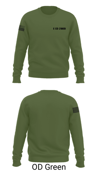 Crew Neck Sweatshirt, E CO 21BEB, Army, Teamtime, Team time, sublimation, custom sports apparel, team uniforms, spirit wear, spiritwear, sports uniforms, custom shirts, team store, custom team store, fundraiser sports, apparel fundraiser