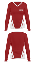 Main Street High School 63405126 Women's Long Sleeve V-neck Shirt - 25