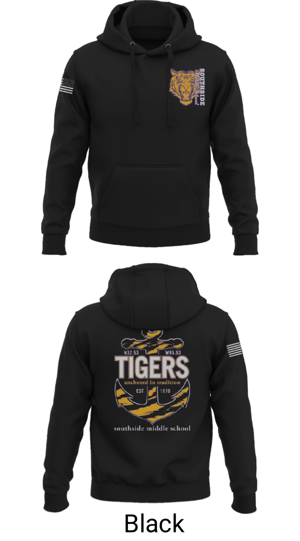 Hoodie, Southside Middle School, Spirit Store, Teamtime, Team time, sublimation, custom sports apparel, team uniforms, spirit wear, spiritwear, sports uniforms, custom shirts, team store, custom team store, fundraiser sports, apparel fundraiser