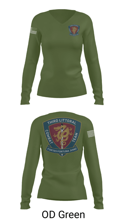3rd LCT 36532313 Women's Long Sleeve V-neck Shirt - 31
