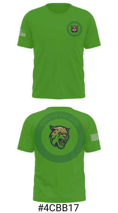 Hempstead High School Basketball 68535161 Short Sleeve Performance Shirt - 19