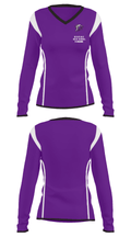 Heritage High School Swimming 25872336 Women's Long Sleeve V-neck Shirt - 32